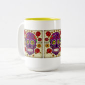 Suiker Mok Dia de Los Muertos (Voorkant links)