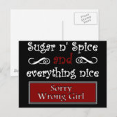 Suiker n' Spice Briefkaart (Voorkant / Achterkant)