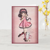 Suiker n' Spice-notecard Kaart (Gele Bloem)