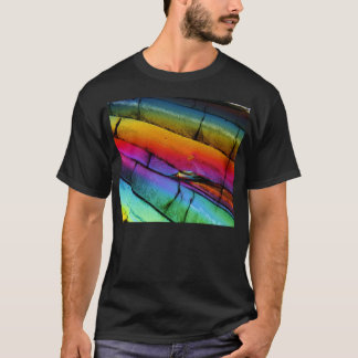 Suiker onder een microscoop t-shirt