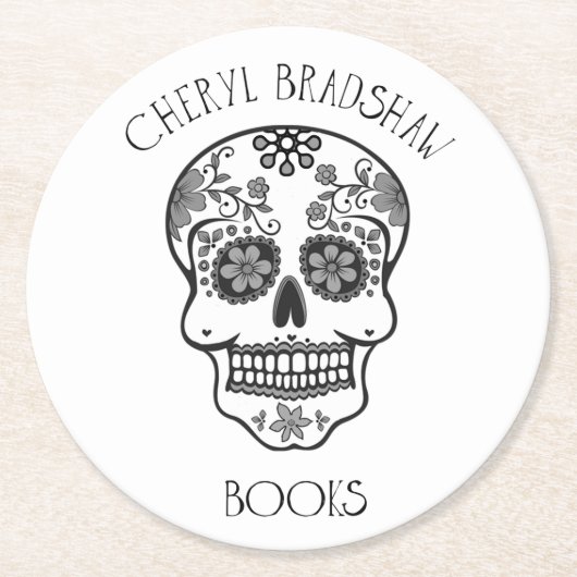 Suiker Onderzetter schedel (Voorkant)