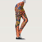 Suiker Oranje Paarse pokstip Leggings (Rechts)