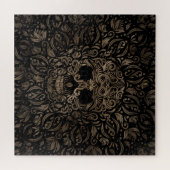 Suiker Ornament zwart en goud Legpuzzel (Horizontaal)