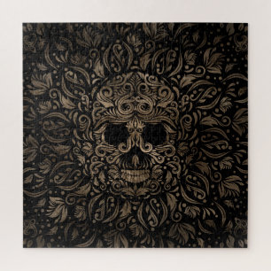 Suiker Ornament zwart en goud Legpuzzel