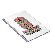 Suiker Overload | Donut Kids Notitieboek (Rechterzijde)