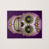 Suiker Paarse flora Legpuzzel (Horizontaal)