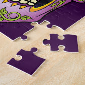 Suiker Paarse flora Legpuzzel (Zijkant)