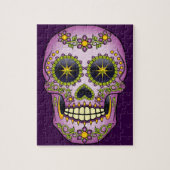 Suiker Paarse flora Legpuzzel (Verticaal)