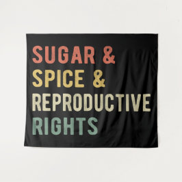 Suiker & Peper & Reproductieve Rechten I Wandkleed