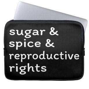 Suiker & Peper & Reproductieve Rechten II Laptop Sleeve