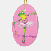 Suiker plum Fairy Froggy-versiering Keramisch Ornament (Links)