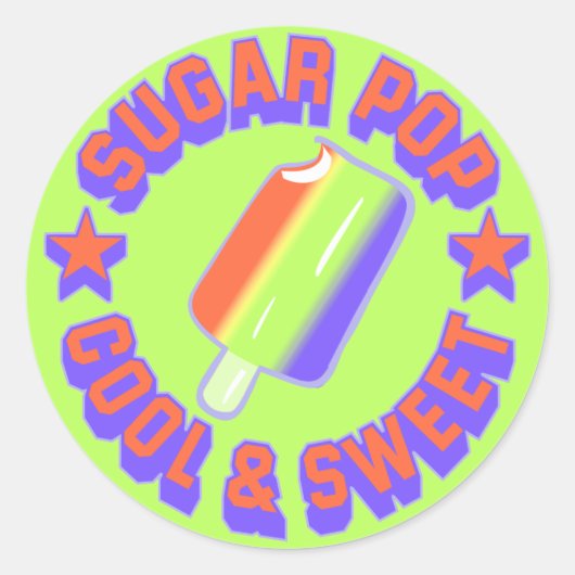 Suiker Pop Stickers (Voorkant)
