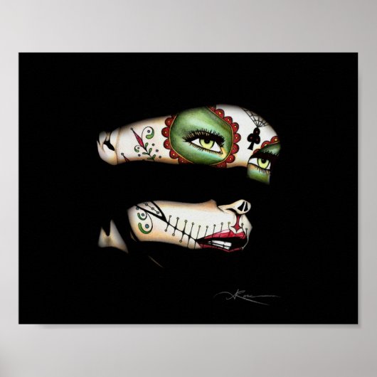 Suiker Poster meeuw 8 x 10 inch (Voorkant)