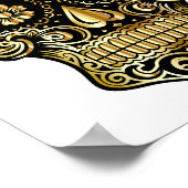 Suiker poster schedel (Hoek)