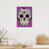 Suiker Poster schedel (Keuken)