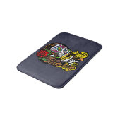 Suiker Roos van de schedel in haar Badmat (Gekanteld)