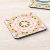 Suiker Roze Lente Groene Ster Dopamine Decor Art Bier Onderzetter (Linkerzijde)