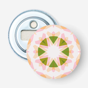 Suiker Roze Lente Groene Ster Dopamine Decor Art Button Flesopener