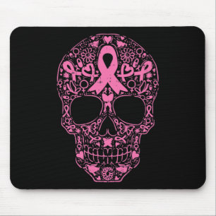 Suiker roze lintje Calavera Breast Cancer Awa Muismat