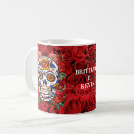 Suiker roze rode roze rozen Feestdagen Namen toevo Koffiemok