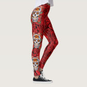 Suiker roze roze rozen Feestdagen Leggings (Rechts)