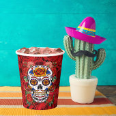 Suiker roze roze rozen Feestdagen Papieren Bekers