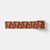 Suiker Schedel 3" Bredere Satijnen Lint, 2 Meter H Lint (Voorkant)