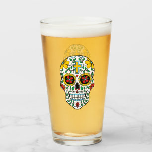 Suiker Schedel Bier Pint Glas