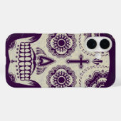 Suiker schedel Case-Mate iPhone case (Achterkant (horizontaal))