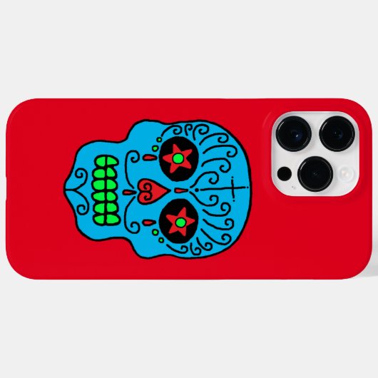Suiker Schedel Case-Mate iPhone Case (Achterkant (horizontaal))