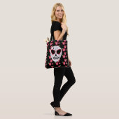 Suiker Schedel Dia De Los Muertos Rozen Tote Bag (Op model)