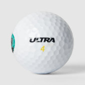 Suiker schedel golfballen (Logo)