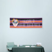Suiker Schedel Halloween Feestkostuum Spandoek (Beurs)