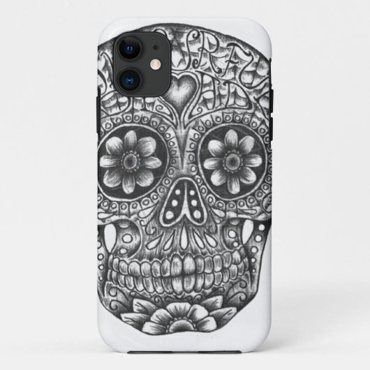 Suiker schedel iPhone draagtas Case-Mate iPhone Case (Achterkant)