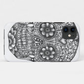 Suiker schedel iPhone draagtas Case-Mate iPhone Case (Achterkant (horizontaal))