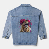 Suiker-schedel jas denim jacket (Achterkant)