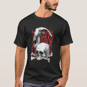 Suiker Schedel Koeienhuid Vintage Voor Jongen Meis T-shirt