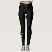 Suiker Schedel/Krijger...Dysautonomie Leggings (Voorkant)