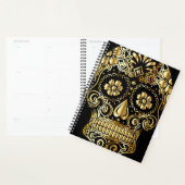 Suiker Schedel Kunst, Dag van de Doden Zwart en Go Planner (Display)