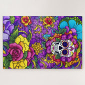 Suiker Schedel Kunst - Día de los Muertos Delight Legpuzzel (Horizontaal)