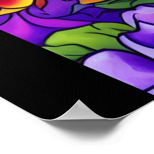 Suiker Schedel Kunst - Día de los Muertos Delight Poster (Hoek)