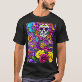 Suiker Schedel Kunst - Día de los Muertos Delight T-shirt