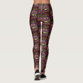 Suiker schedel leggings (Achterkant)