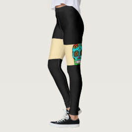 Suiker schedel leggings