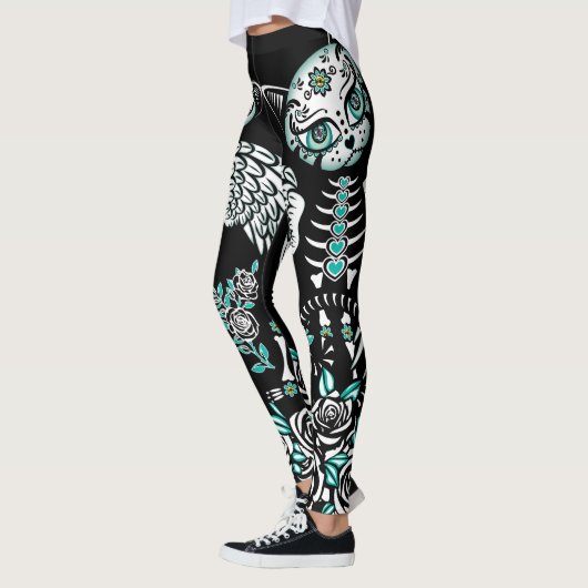 Suiker schedel leggings (Links)