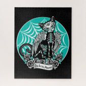 Suiker schedel legpuzzel (Verticaal)