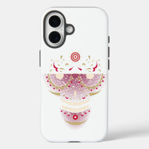 Suiker Schedel met Retro Bril iPhone Hoesje Día