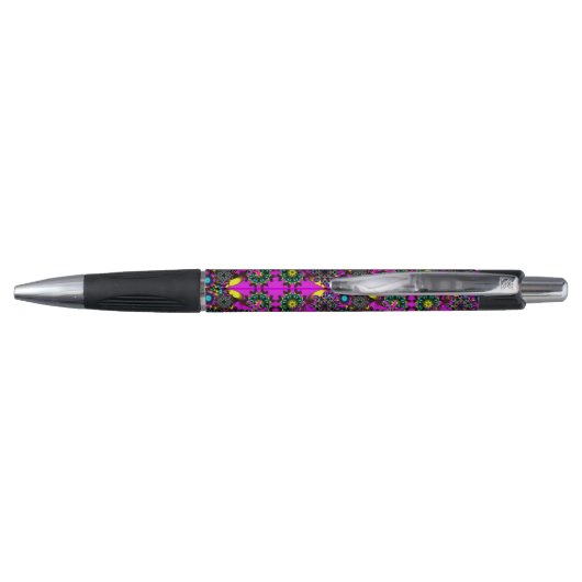 Suiker schedel Neon Roze Pen (Achterkant)