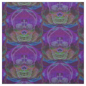 Suiker schedel Neon Roze Stof (Swatch)