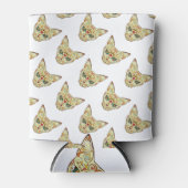 Suiker schedel - ontwerp van het Tattoo Blikjeskoeler (Voorkant)